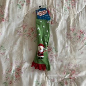 christmas toe socks